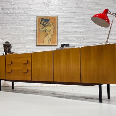 EXTRA LONG Mid Century Modern Teak CREDENZA / Sideboard, c. 1960s 