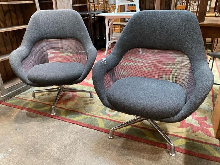 Scott Wilson high back swivel chairs. Call 2022328171 to purchase 