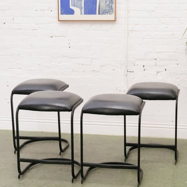 Postmodern Memphis Style Bar Stools (Set of 4)