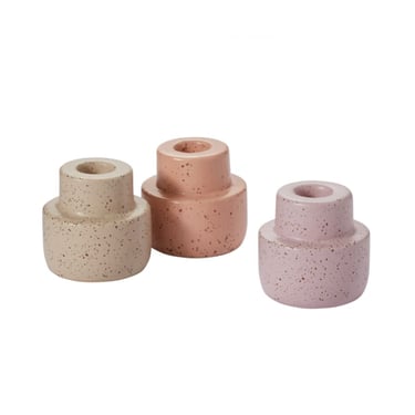 Speckled Candle Holder