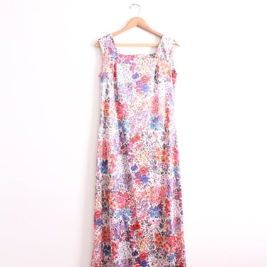 Ditzy Flower 70s Maxi Dress 