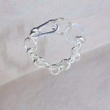 Martine Ali Rolo Hardware Bracelet - Silver on Garmentory