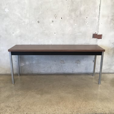 Vintage Industrial Office Console Table
