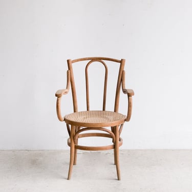 Bentwood Cane Arm Chair