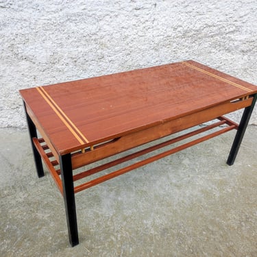 Mid Century Modern Danish Style Table/Vintage Table / Coffee Table/ Yugoslavia /60s / Retro Wooden Table / Livingroom Table/ Home Interior 