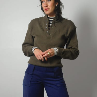 Olive Military Issue Sweater