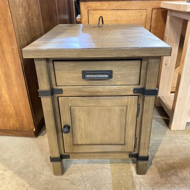 Kincaid Small Side Table with Electrical Power Strip