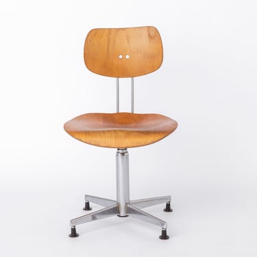 Vintage Art Deco Industrial Swivel Desk Chair by | Sourced Modern