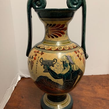 Vintage Greek Amphora Vase 
