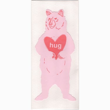 Blackbird Letterpress - Valentine bear hug gift card