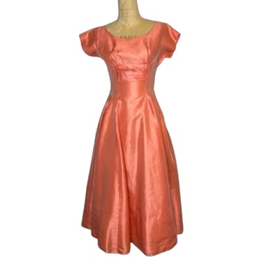 1950s pink dress 