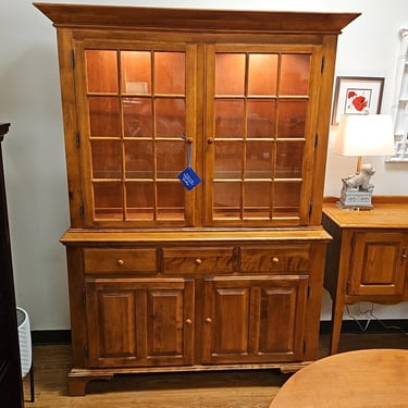 Nichols & Stone Maple China Cabinet