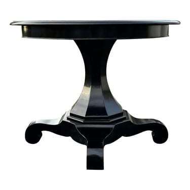 Empire Style Pedestal Center Table - Newly Painted 