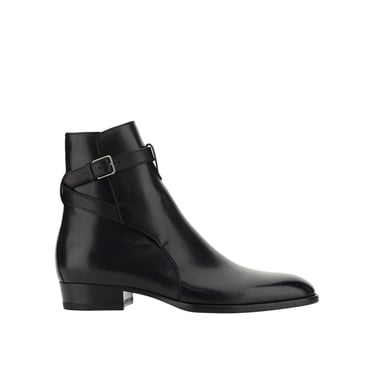 Saint Laurent Men Saint Laurent Wyatt Jodhpur Ankle Boots