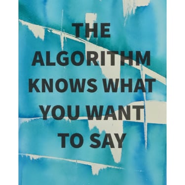 Algorithm Series 48: The Algorithm Knows What You Want To Say 