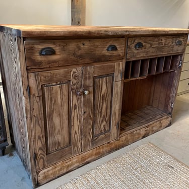 Antique Workshop Cabinet
