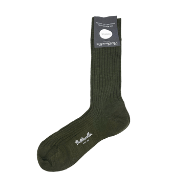 PANTHERELLA LABURNUM OLIVE SOCKS