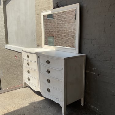 VIntage Painted Dresser with Mirror