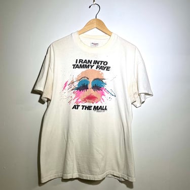 1987 &quot;I Ran into Tammy Faye&quot; tee