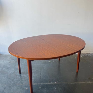 Danish teak Oval dining table refinished 