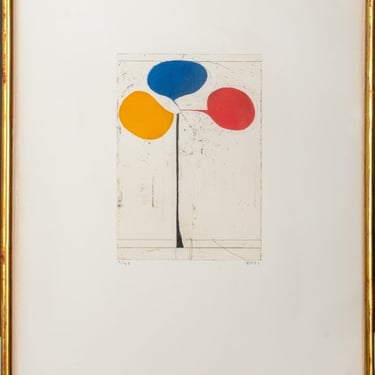 Richard Diebenkorn "Tri-Color" Etching, 1981