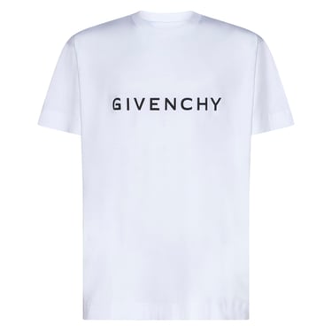 Givenchy Men White Givenchy Archetype T-Shirt