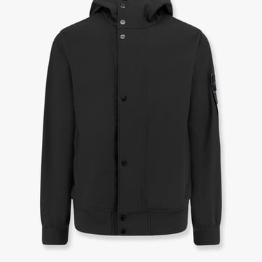 Stone Island Men Stone Island Black Jackets