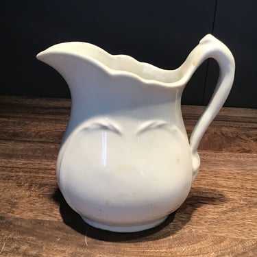 Antique White Greenwood China Pitcher (Seattle)