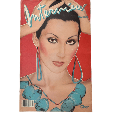 Vintage Interview Magazine "Cher" Cover