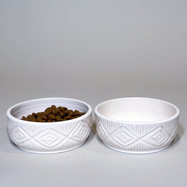 Medium Dog Bowl - Alabaster