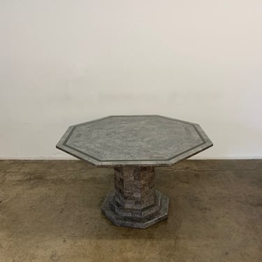 Tessellated stone dining table 