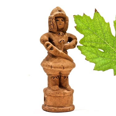 VINTAGE: Terra Cotta Figurines - Handmade Figurine - SKU 24-C-00030859 