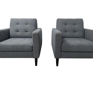 Gray Fabric Jackson Furniture Chairs