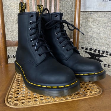 Dr. Marten’s 1460 Greasy Leather Lace Up Boots 
