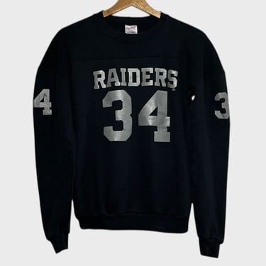 Vintage 1980s Bo Jackson Los Angeles Raiders Sweatshirt Youth XL