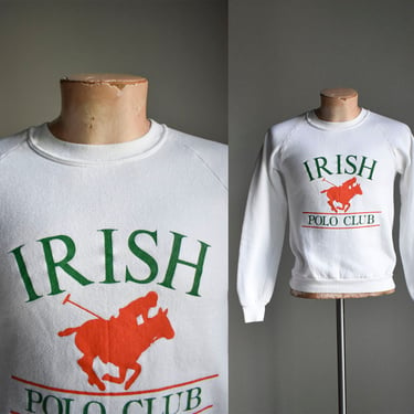 Vintage Irish Polo Raglan Sweatshirt 