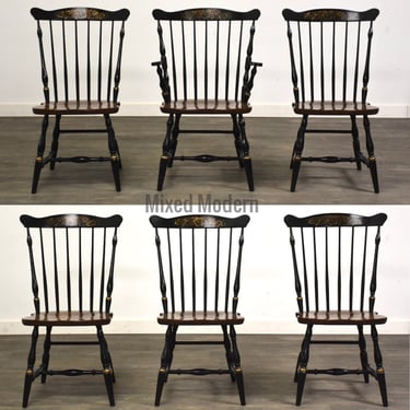 Maple Harvest Dining Chairs by Hitchcock - Set of 6 