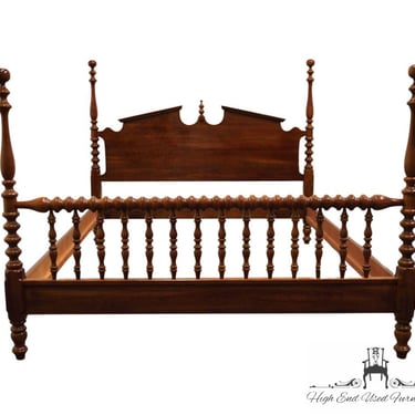 ETHAN ALLEN Classic Manor Solid Maple Queen Size Pediment Bed 15-5612 