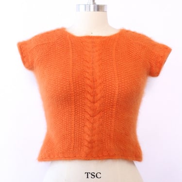 Tangerine Angora Baby Tee XS