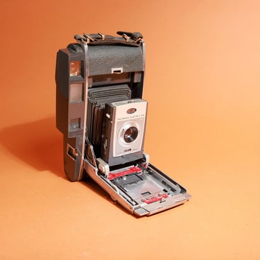 Vintage Grey Polaroid 900 Electric Eye Land Instant Folding Film Decor Prop Collectable Camera 