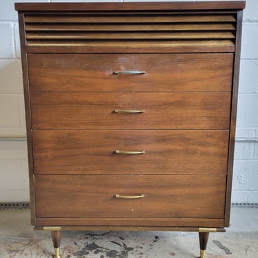 Mid Century Walnut Highboy