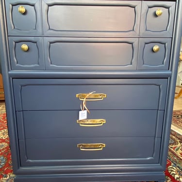 Olive - Vintage blue dresser 