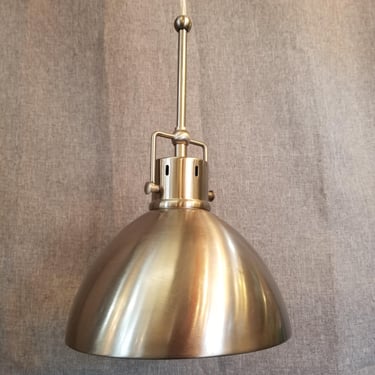 Contemporary Pendant Light in Brushed Nickel