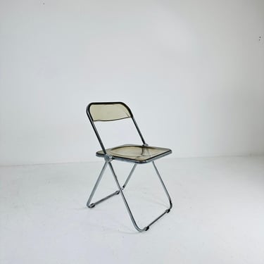 Vintage Italian Plia Folding Chair by Giancarlo Piretti for Castelli, 1970s 