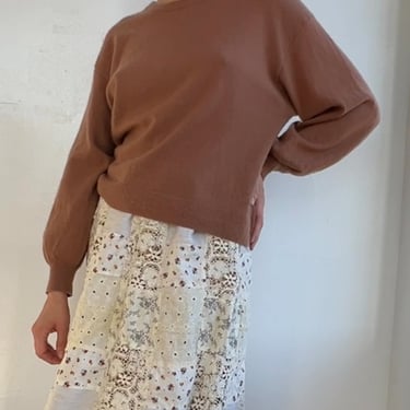 Soft Mocha Eres Cashmere Sweater (M)