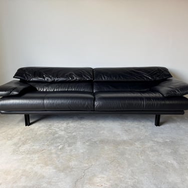 Vintage Alanda Leather Sofa by Paolo Piva for B&B Italia, 1980s 