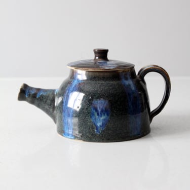 vintage studio pottery teapot 
