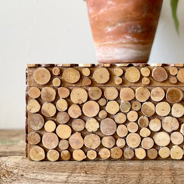 Wood Slab Box | Photo Box | Card Box | File Box | Desk Storage | Shelf Storage | Shelf Decor | Natural | Rustic Wooden Box 