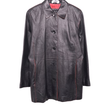 Soft Mid Length Leather Jacket