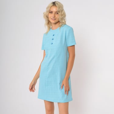 in the sixties モッズ　60s bluesdress イギリス Baby Blue Dress 1960s Mod Dress Scooter Dress | Shop Exile